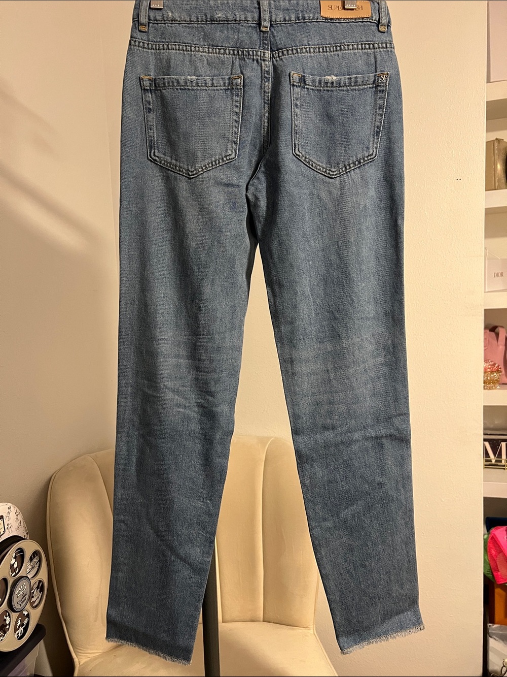 SUPERTRASH Destroyed Denim Jeans - Picture 7 of 8